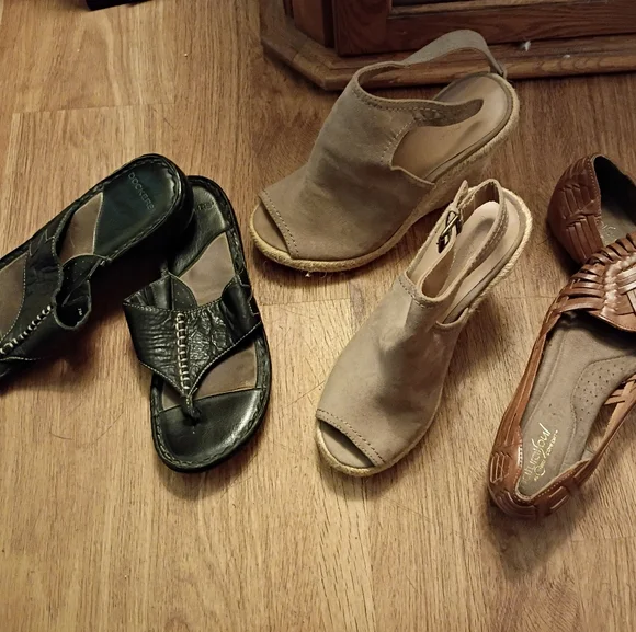 This Is Three Pairs Size 7 Women's Stylish Sandals - Picture 1 of 8